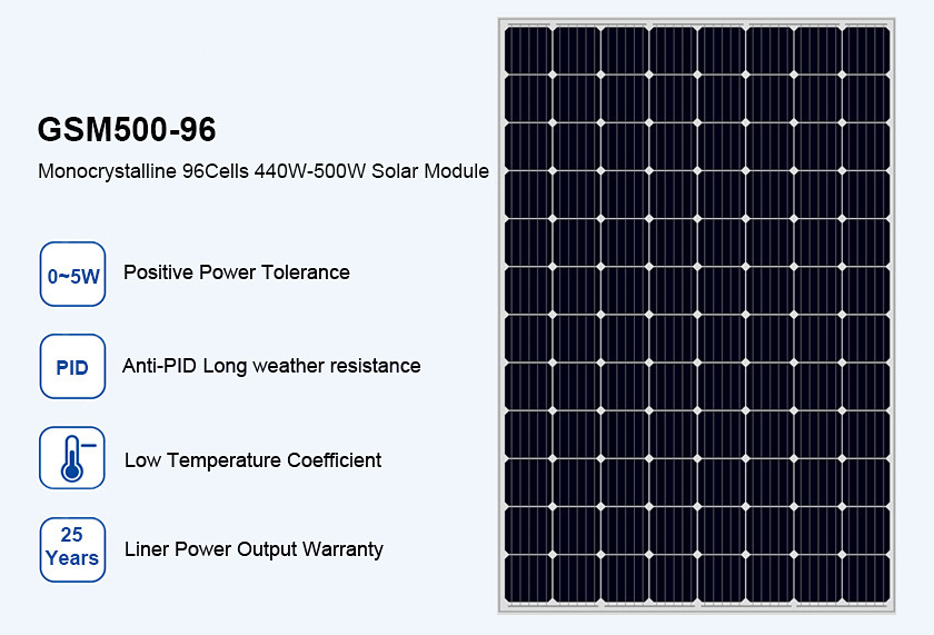 500 watt solar panel