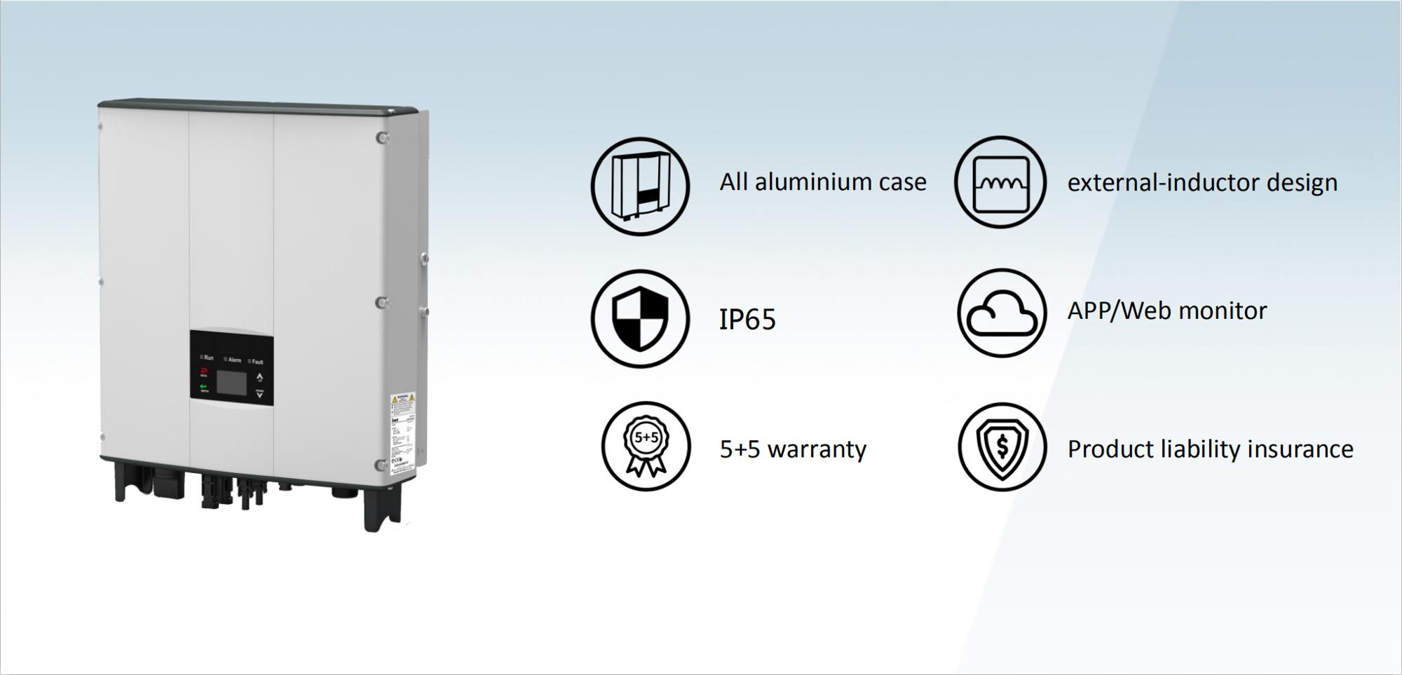 on grid inverter 3kw 5kw 220v 240v