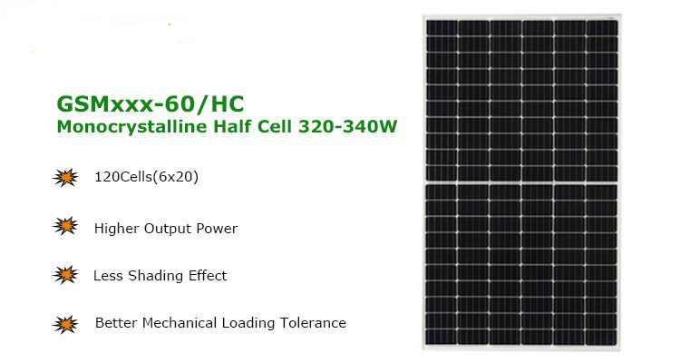 half cut solar panels