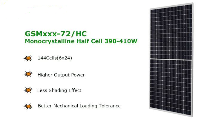 144cells half-cut solar panels 400w
