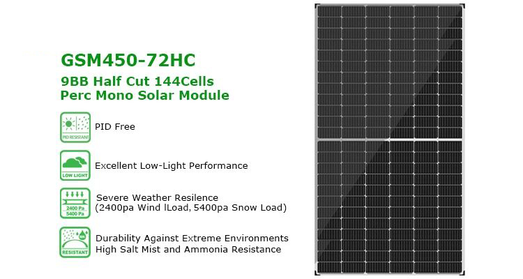 450w solar panel