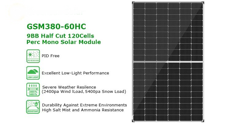 120cells solar panel