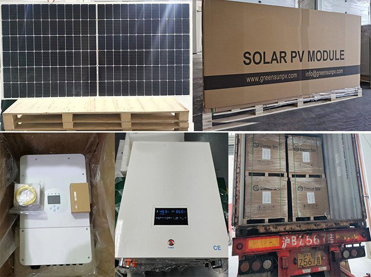 Off grid solar panel system