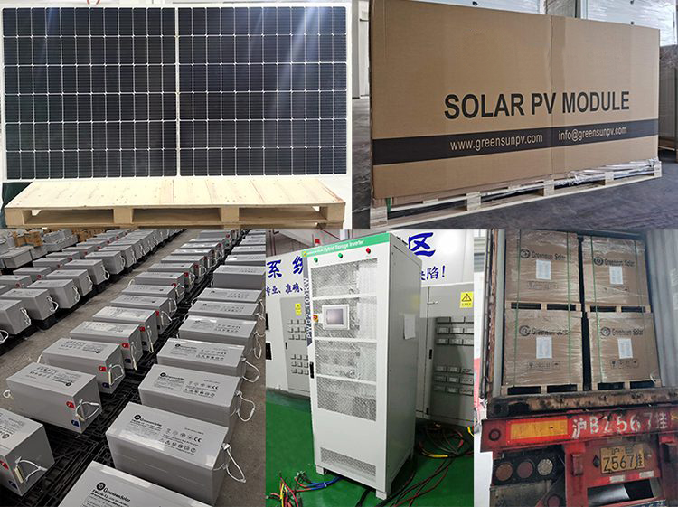 Microgrid system solar power